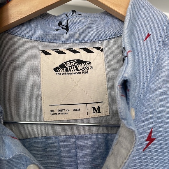 Vans - Mens Button Up Short Sleeve - Picture 4 of 4